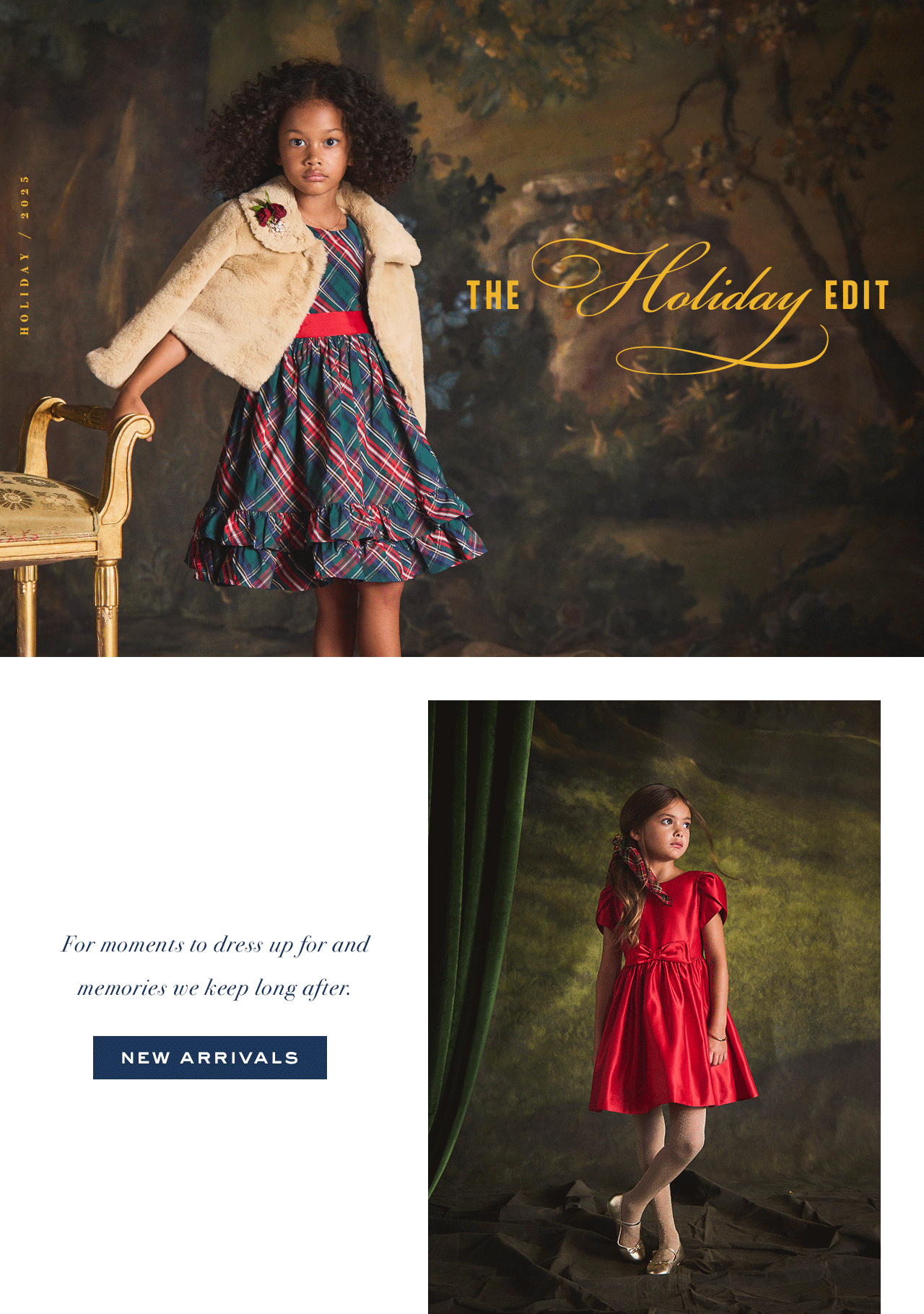Janie and Jack. The Holiday Edit. New Arrivals.